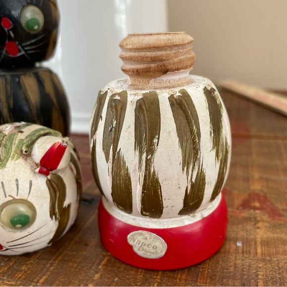 Vintage Napco Kitschy Kitty Salt & Pepper Shakers🐈‍⬛❤️ - Picture 8 of 14